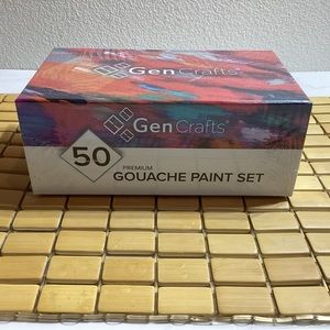 Gen Crafts premium gouache paint set 50